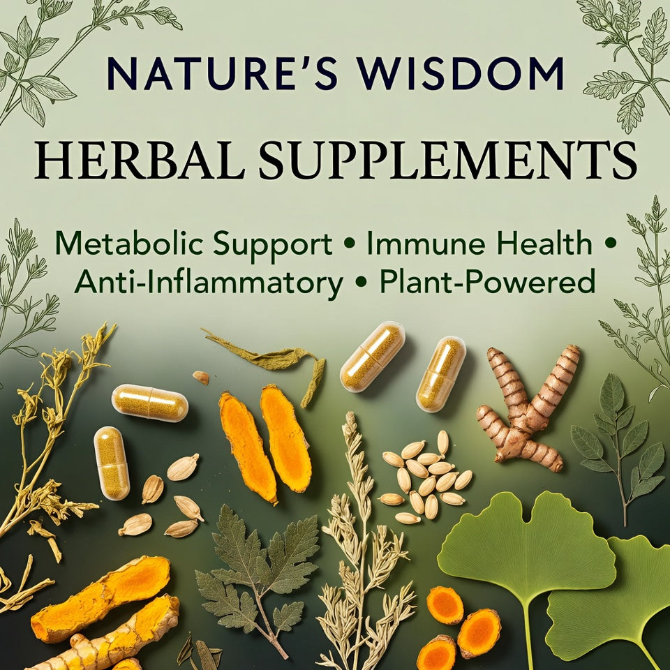 Nature’s Wisdom Herbal & Metabolic Supplements