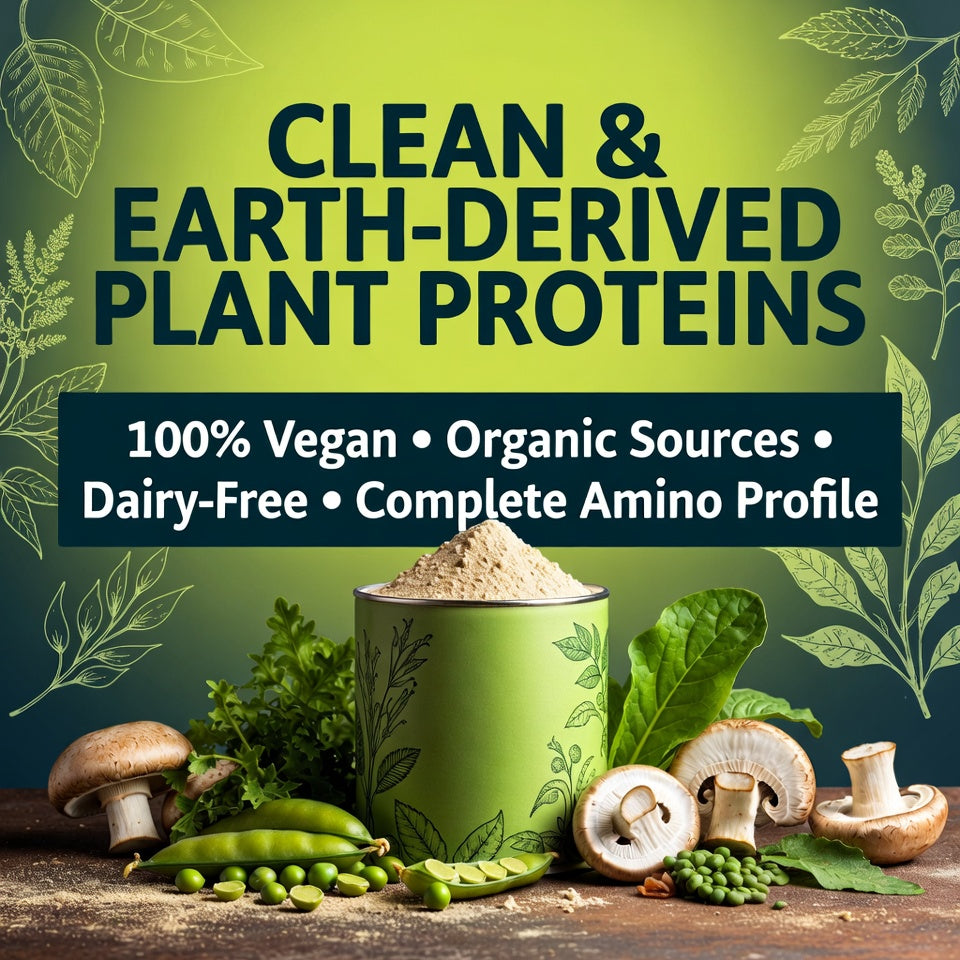 Clean & Earth-Derived Plant Proteins Supplies